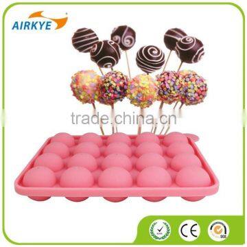 The Silicone Cake Chocolate Cookie Lollipop Pop Mold Mould Baking Tray Stick Party