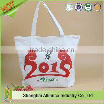 Promotional new model sales canvas beach tote bag