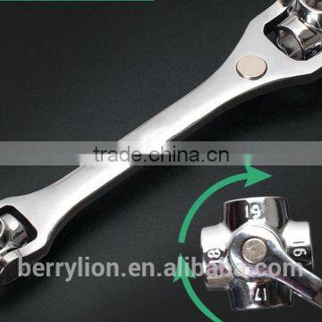 Berrylion Mirror Finished 8 in 1 Socket Wrench Rotate Socket Wrench photo-5