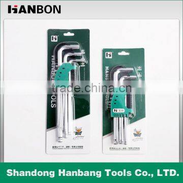 9pcs Hex allen key wrench set