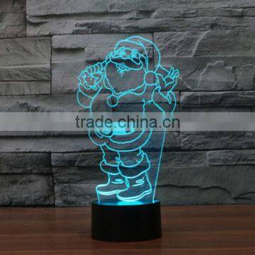 New Santa Claus 3D Touch Table Lamp Creative Lamp LED Lamp Vision Night Light photo-5