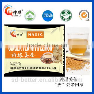 honey ginger tea with FDA Kosher and Halla certificate