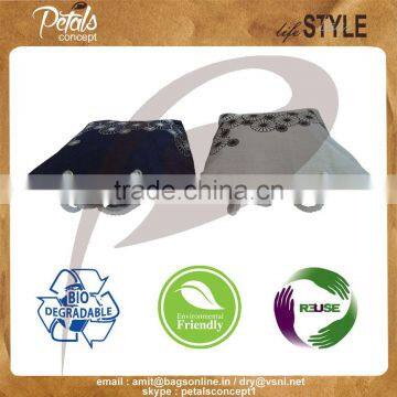 India Factory Cheap Wholesale Handled Custom Printing Jute Beach Tote Bag photo-3