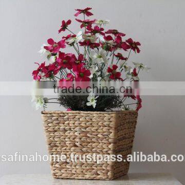 Tapered shape water hyacinth flower planter
