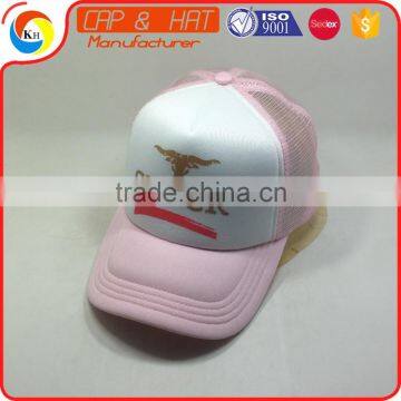 Pink Trucker Hat Screen Printing Summer Cap