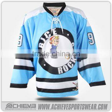 Athletic sublimated Hockey jersey customized Ice Hockey tops sublimation Hockey pants