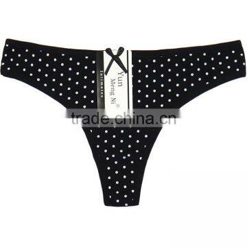 Cotton Printing G-string Funny Thongs For Women Stocklot Panties For Women photo-6