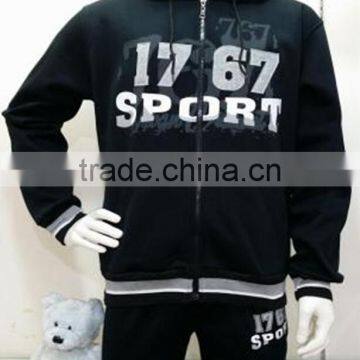 Sports Suits Man Sets Spun Kintted Polyester Men Sportswear Set photo-2