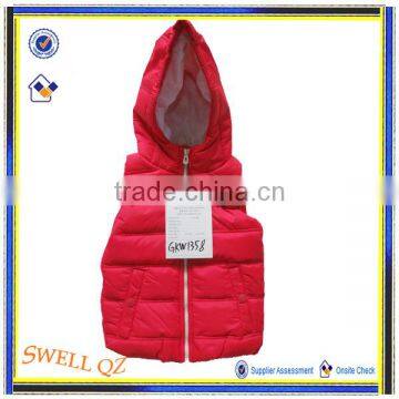 New style boy sleeveless jacket padded vest