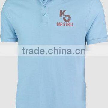 Sreen Printing Polo t Shirt, Men Polo Shirt, Short Sleeve 100% Polyester photo-3