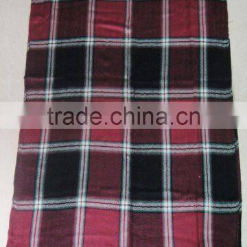 Fashion popular 100%rayon plaid checked cheap scarf