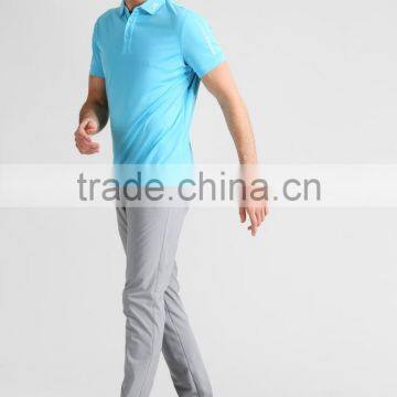 MGOO Factory Supplier Dri Fit Polo Shirts Wholesale Mens Golf Polo Shirt Embroidered With Logo photo-3