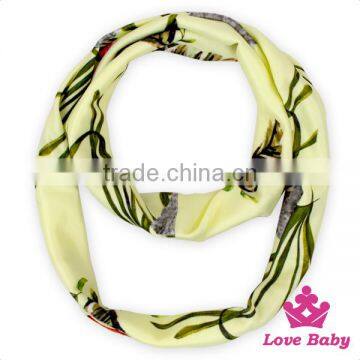 Triangle & Floral Print Outfits With Scarf Soft Touch Baby Clothing Set Factory Wholesale Little Girls Clothes photo-6