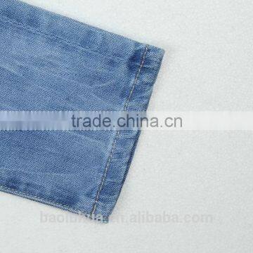 S1115K Girls Kid Children Stretchable Waistband Indigo Washed Denim Jeans photo-6