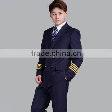 Custom 2016 High Quality New Fashion Cool Formal Aircraft Commander Pilot Uniforms Wholesale for Sale photo-5