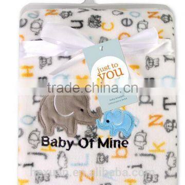 Coral Fleece Animal Design Newborn Blanket Comfortable Carter Baby Blanket photo-2