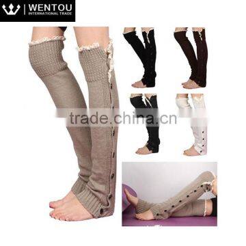 Wholesale Kintted Full Button Leg Warmer photo-2