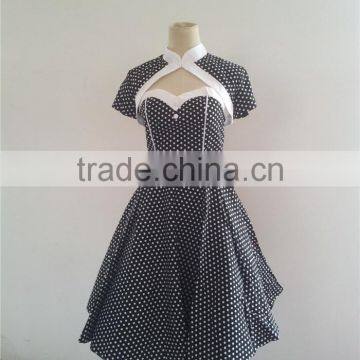 Plus Size Halloween Costume Rockabilly VINTAGE 50'S RETRO ROCKABILLY SWING DRESS Polka Dot Dress Formal Dresses Rockabilly photo-2