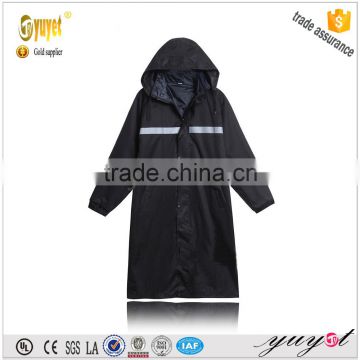 100% polyester waterproof 210D oxford Poncho with 3M Reflective Tape