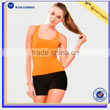 Cotton spandex body sports women yoga gym tank top sport wholesale