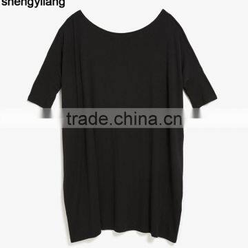 2016 Wholesale Bulk Blank T-shirts Custom High Quality 95% Bamboo 5% Spandex Oversized Bamboo T-shirts photo-4