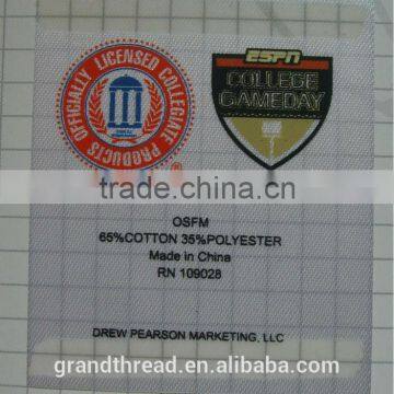 New material plastic hang tag