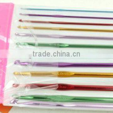 ALUMINUM COLORFUL CROCHET HOOK IN GOOD QUALITY photo-3