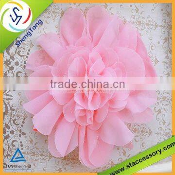 Hot sale artificial flower fabric flower chiffon flower