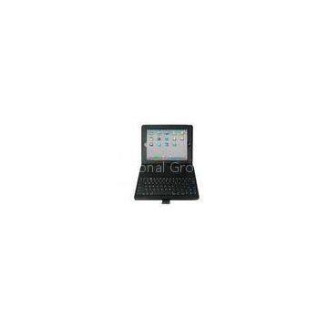 Stereo Dual Speaker Wireless low - profile keys Ipad 2 Leather Bluetooth Keyboard Case