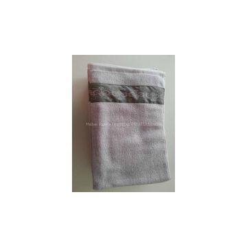 Towel set with printed T/C band