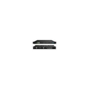 LCD 96kbps Audio MPEG1 HD Encoder Modulator 48KHz , 6M DQPSK ISDB-T Modulator