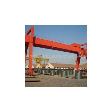 Customized Double Girder Electric Gantry Crane With Heavy Duty, For Lifting Materials/Goods