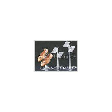 Tiered Floor Standing Acrylic Display Stand , Acrylic Display Rack For Shoes