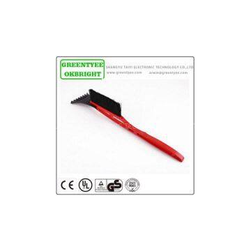 Red Ansd Black Snow Brush Scraper For Dealing With Ice On Car Window
