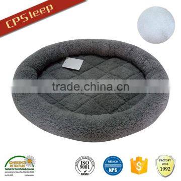 Round OEM Eco-Friendly New Design All Weather Polyester Fiber foldable dog beds