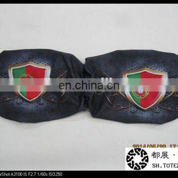 Car Mirror Covers With Portugal Flag Logo Custom Printing