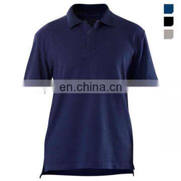 Custom Logo 100%cotton Mens Honeycomb Polo Shirt With Collar