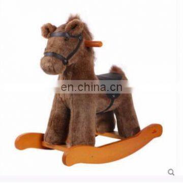 Plush baby rocking horse pony toys