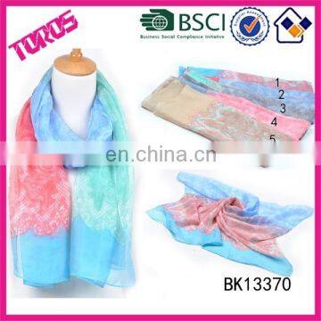 Print Scarf, Chiffon Scarf, Fashion Hijab