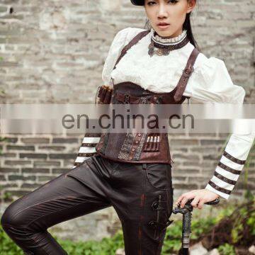 Steampunk Style Softbone Corsage-vest photo-4