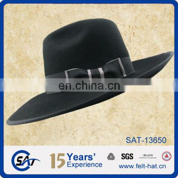 100% wool felt jewish hat borsalino