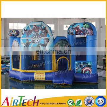 Inflatable cartoon bouncy castle for outdoor