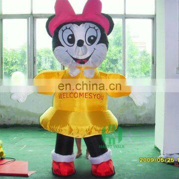 HI good and new PVC tarpaulin advertising inflatable Cartoon Characters for sale