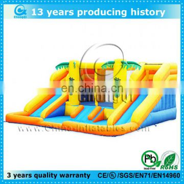 cheap back yard amusement park inflatable water slide for sale