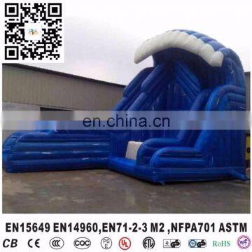New Design Inflatable High Jump Toboggan Pool Slide for Outdoor Play Fun photo-2