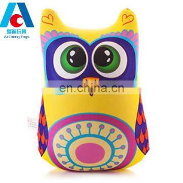 Lovely spandex fabric owl soft toys Comfortable Owl plush toy