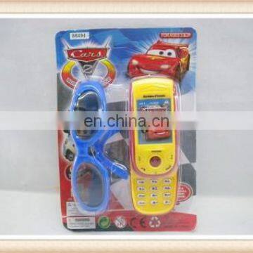 yingxing plastic phone toy with light music for boy