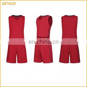 china custom design sublimated basketball jersey wear men's basketball uniform