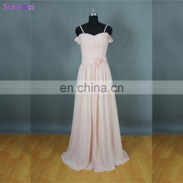 Long Blush Pink Bridesmaid Dresses New Design Off The Shoulder Brides Maid Dresses Free Shipping BD158