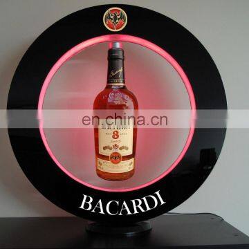 Customized magnetic floating display for belvedere vodka